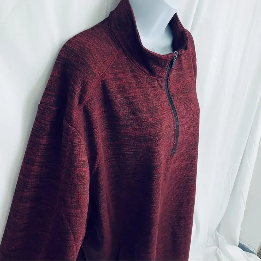 NWT Men’s Grand Slam Fleece Lined Half Zip Size X-Large